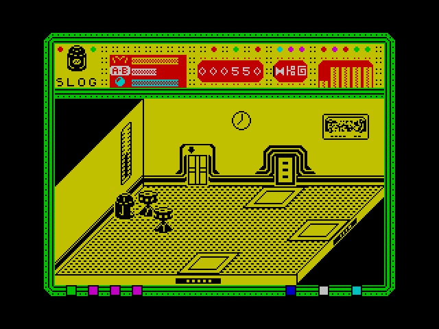 OldSchoolBooks1's tweet photo. Tuesday's #retrogaming on the #ZXSpectrum #TheFifthQuadrant from #BubbleBus, find your fellow #robots, within the 230 rooms , swap between four robots (once you find them ) and avoid the #Zimen, got to be quick on the fire button with this game! https://t.co/2rB1xJLRpR
