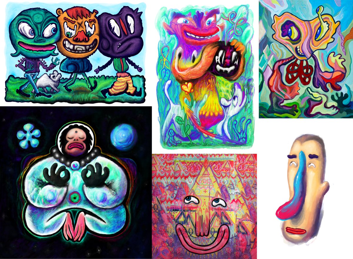 cristianprandea's tweet photo. Hi! I'm Cristian and I create otherworldly entities. Join my kaleidoscopic journey✨ #PortfolioDay https://t.co/2qRxjnXjf5