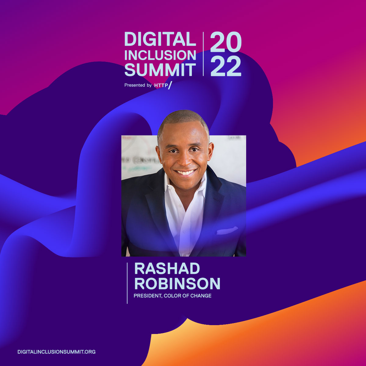 ColorOfChange's tweet photo. Join our friends at @http_policy for #DIS22!
At 1:15 PM ET today, Color of Change's President, @rashadrobinson, will discuss The Future of BIPOC Speech Online.
Register: https://t.co/M5Nb1w4P8E
#Digitalbreakthrough https://t.co/ToTDsg7yHj