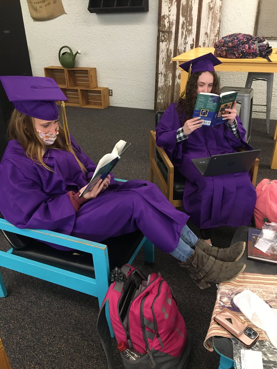 Graduation is right around the corner, and it’s pretty exciting, but these girls are still hard at work on their drama analysis!