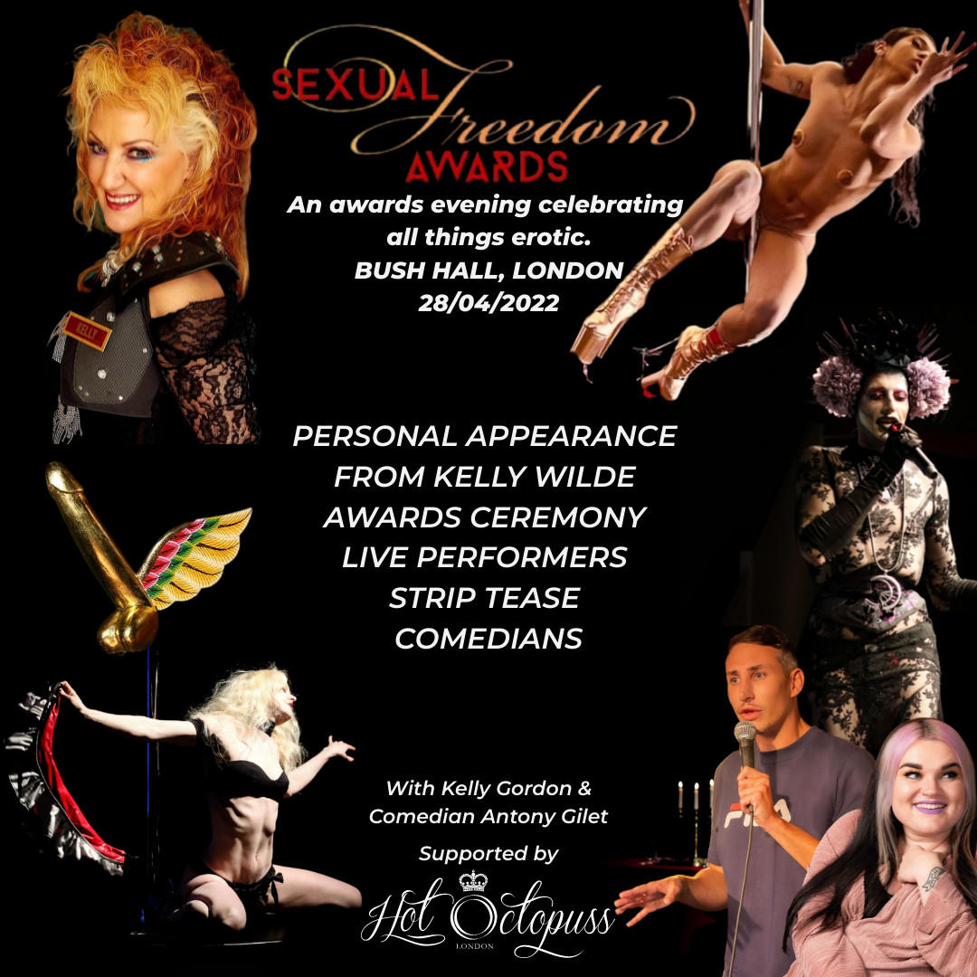 _sexualfreedom's tweet photo. The 26th Sexual Freedom Awards takes place at the sumptuous Bush Hall, Shepherds Bush, London, on Thursday 28th April 2022. Join us! Doors open: 19:00.

The Awards raise fund for The Outsiders Trust (charity number 283350) https://t.co/KRO0xX7R4M https://t.co/gk289Xe6q1