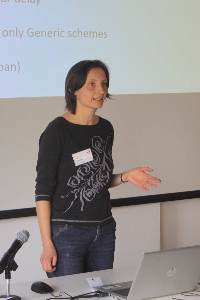 AlenaKlvanova's tweet photo. The skilful #PECBMS team reports on the project during workshop at @ebcc2022: Eva Šilarová, Anna Gamero and @VorisekP Petr Voříšek. https://t.co/xUBgtglGtg