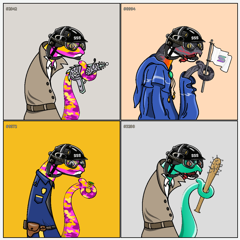 MediaProNetCom's tweet photo. 💬 Snake VIP Club | #NFT on #OpenSea by @256cub

 🆕 Unique Digital Piece of Art living on the Polygon blockchain. 

 #Officer #SnakeVIPClub #nft #btc #illustration #nftgallery #cryptonews #nftdrop #eth #nfts #crypto #digitaldrawing #nftcollectors #artist

https://t.co/AT3rwl6531 https://t.co/iDPgyR1WwP