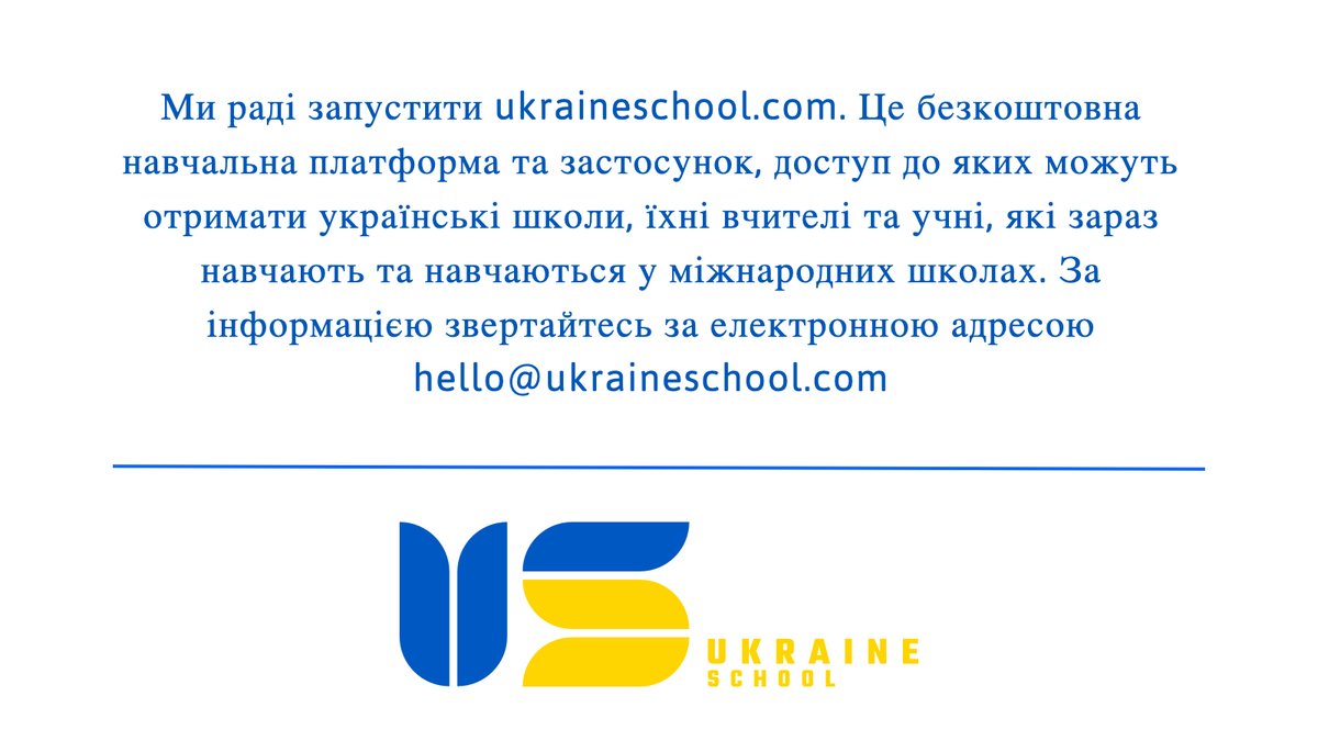 Ukraine School tweet media