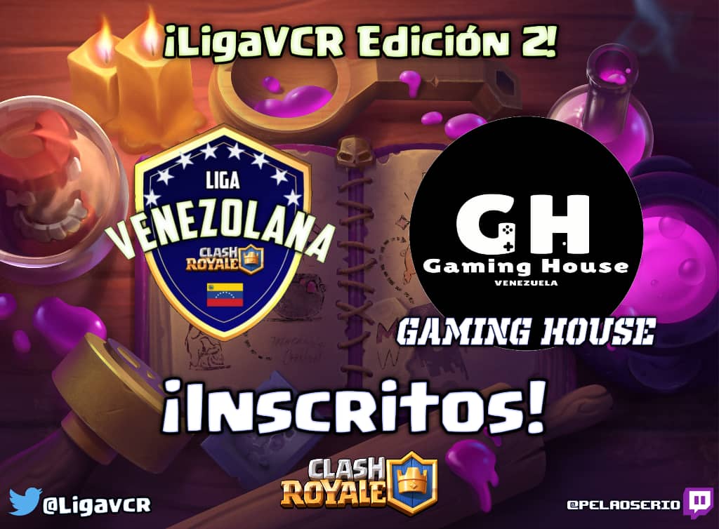 ¡OFICIAL! 🔥🔥🔥

Gaming House Ve esta oficialmente inscrito en el LigaVCR! 💪🏽⚡

<a href="/GamingHouseVE/">GamingHouseVE</a>