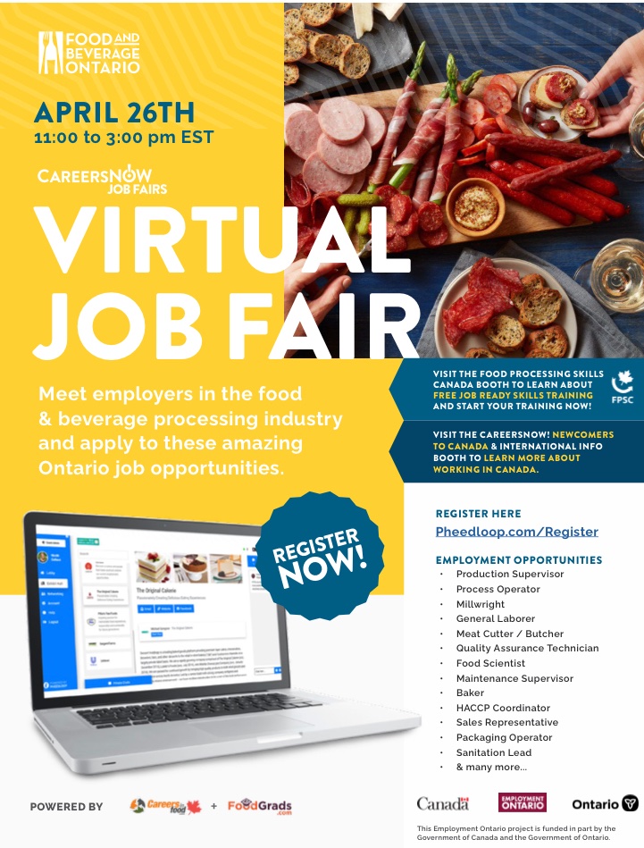 👉Register TODAY!👈

🔗careersnow.ca/careersnow-job…

#hiring #career #jobsearch #jobfair #jobs #foodjobs #meaningfulwork #skilledjobs #CareersNOW! #foodandbeverage