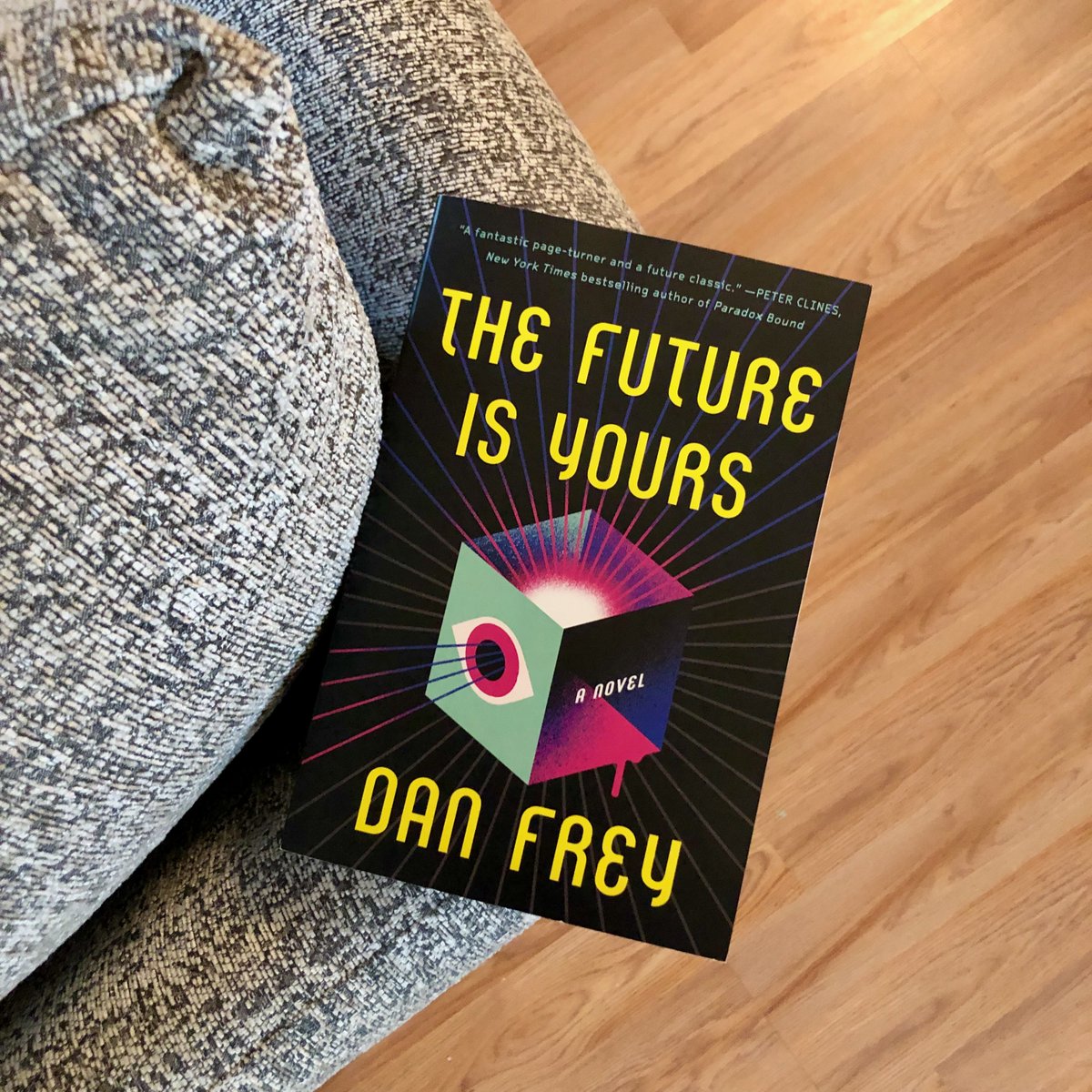 THE FUTURE IS YOURS by <a href="/wordsbyDanFrey/">Dan Frey</a> is a tech thriller told through emails, texts, transcripts, and blog posts that asks how far you’d go to protect the ones you love—even from themselves. 
Now out in paperback! Order your copy here: penguinrandomhouse.com/books/633970/t…
