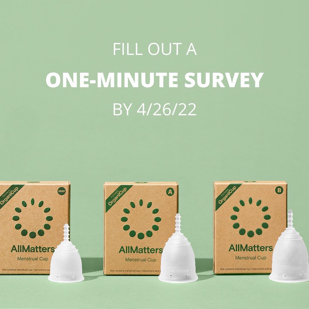Coker_Enactus's tweet photo. The Women's Empowerment Team has partnered with AllMatters – the sustainability-focused personal care company – to offer free menstrual cups to interested students for a limited time. To get your free @allmatters menstrual cup, fill out the survey: https://t.co/omMOKaQnh9 https://t.co/bX5HgziOVN