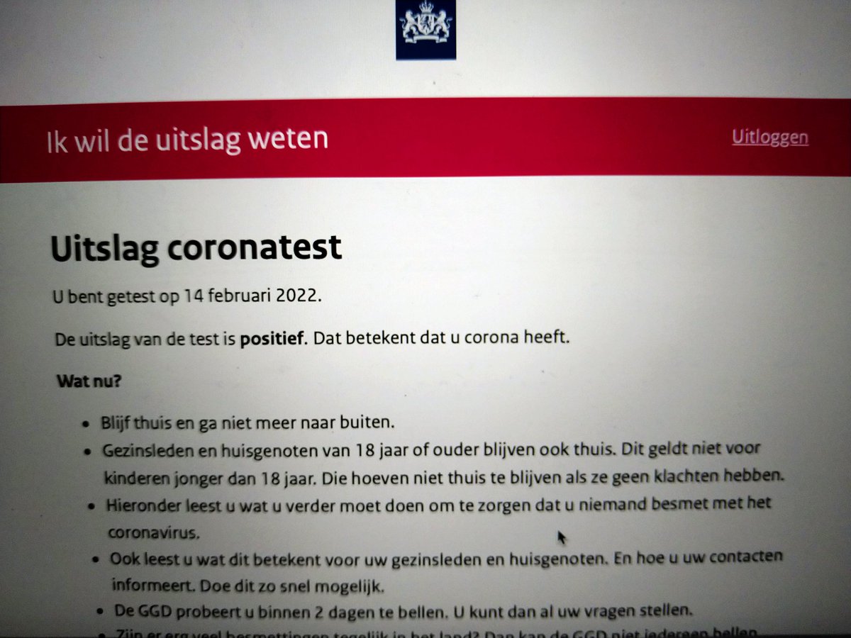 tijdvooreten's tweet photo. @rivm Zelftests zijn niet betrouwbaar. Bij mij vielen de zelftests van 08-02-2022 TM 20-02-2022 allemaal negatief uit. Het resultaat van de PCR-Test van 12-02-2022 was negatief. Pas op 14-02-2022 positieve PCR-test. #COVID19NL #TestenTesten #PCR #Zelftest #TestTrace #BCO @GGDGHORNL https://t.co/CFATzdB9ss