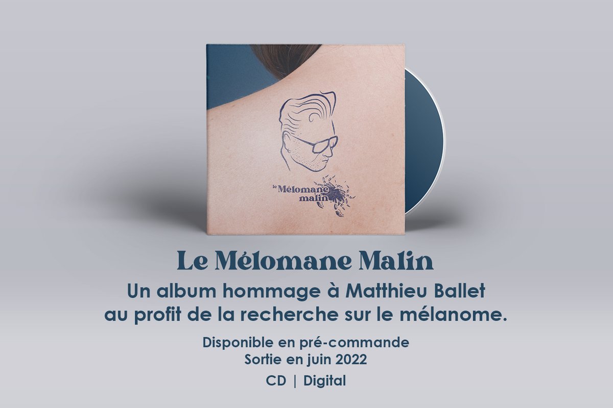 Ignatub's tweet photo. Très fier d'avoir participé à la conception de cette compilation hommage à mon ami #matthieuballet décédé du #melanome (#cancerdelapeau) en 2019.
Disponible début juin, à commander dès maintenant :
https://t.co/LiML0gFVhG
#miossec #thomasfersen #alexishk #valerianrenault etc https://t.co/YHWnQXa3e3