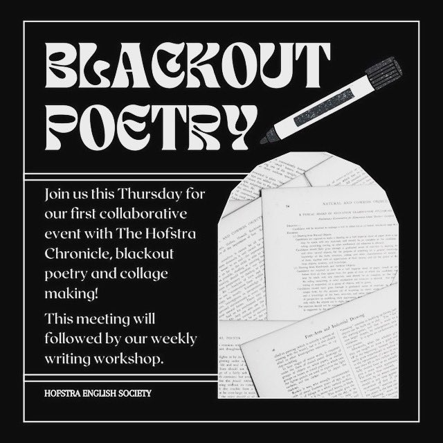 Hofstra English Society tweet media