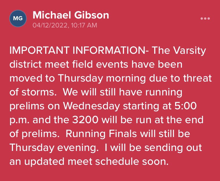 College Park Track And Field/Cross Country tweet media