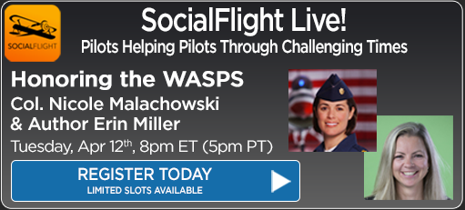 RealMalachowski's tweet photo. Join me this evening for a LIVE podcast interview with Social Flight at 8 PM ET/5PT.
I'll be joined by my friend, @millerlawmd, granddaughter of WASP Elaine Harmon. We'll discuss the Women Air Force Service Pilots (WASP) of WWII & more.
Register here:
https://t.co/TudtUdvsjE https://t.co/v62GKr08zf
