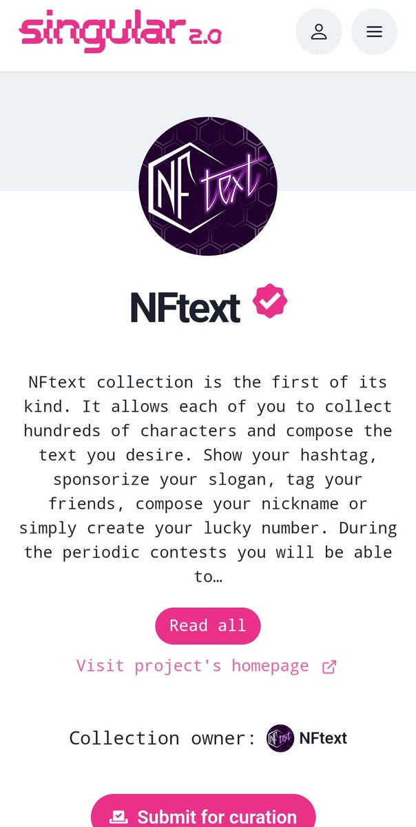 N_F_text's tweet photo. Finally on Singular 2.0!

Thanks to RMRK team for the costant improvements @RmrkApp

Waiting UI for nested NFTs. Ready to enjoy the new world!

#NFT #NFTcollection #nftcommunity #singular https://t.co/g4BbiQHNEK