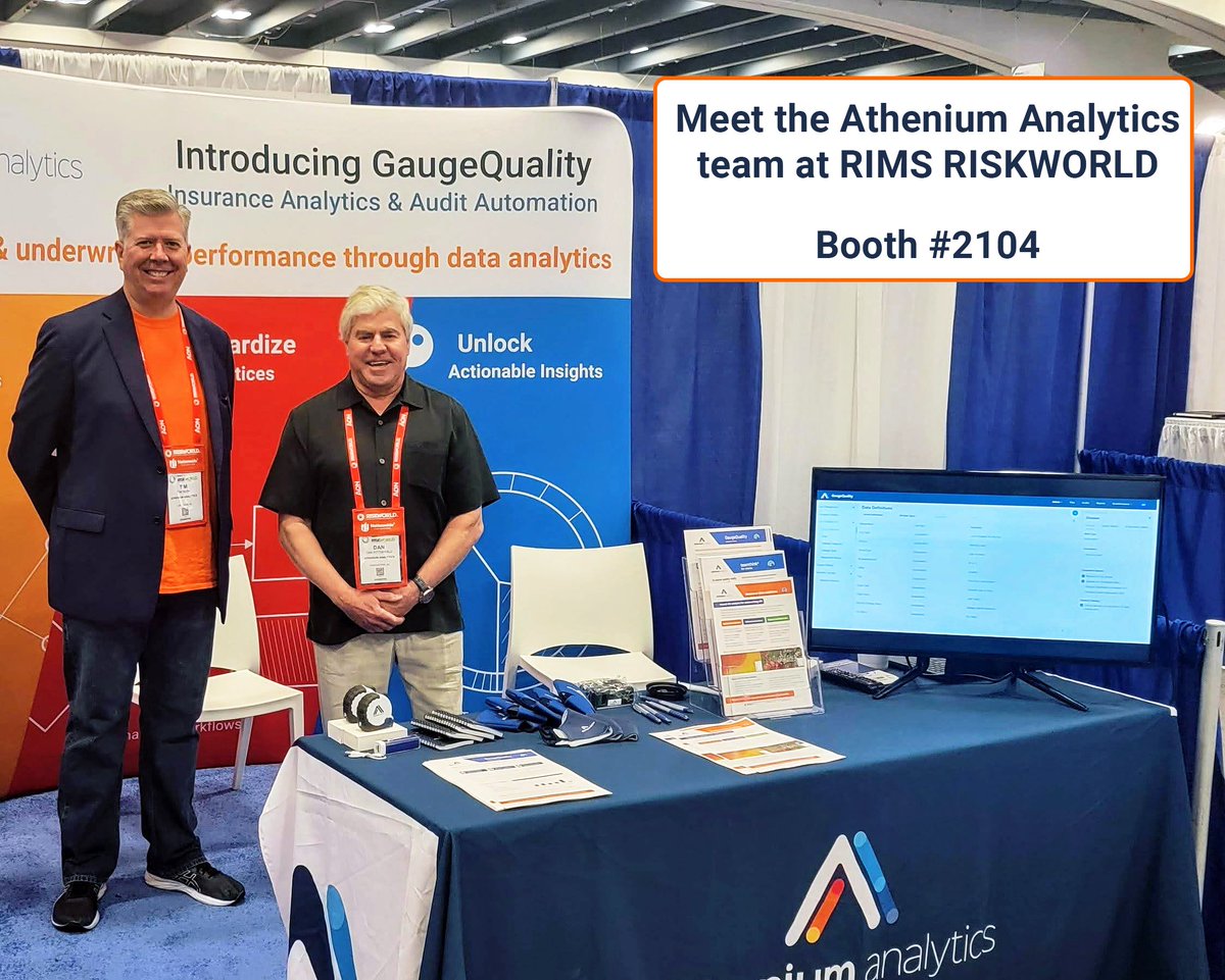 We're ready to go at day 2 of <a href="/RIMSorg/">RIMS, the risk management society</a>  #RISKWORLD. Stop by booth #2104 to meet our team and learn more about the launch of GaugeQuality, the new SaaS suite built to help insurers optimize #claims &amp; #underwriting. 
#RIMS #InsurTech