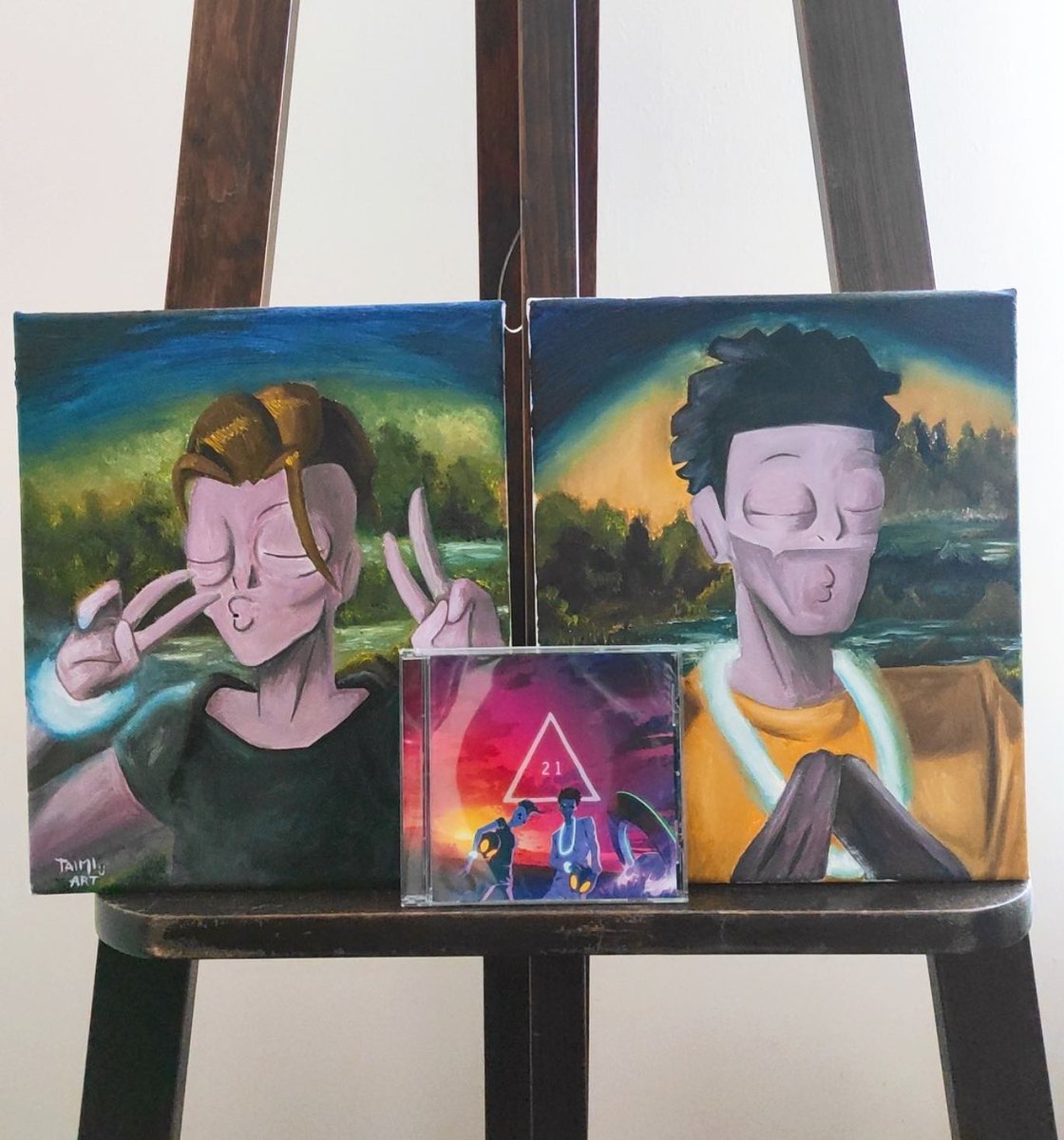 area21unity's tweet image. have you received your CD album yet? 🛸👽

artwork by: @taimi_97 ▵²¹