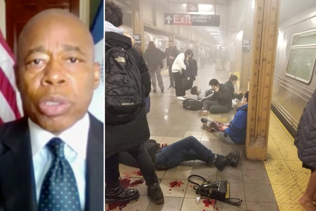 Brooklyn subway shooting live updates: Adams says ‘We will not allow New Yorkers to be terrorized’ trib.al/I7MM9bf