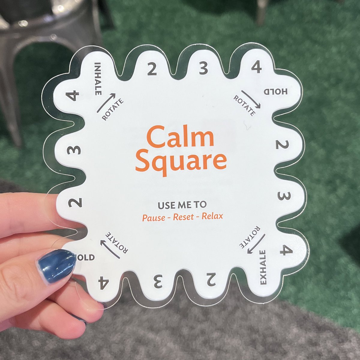 NationalCouncil's tweet photo. The “Calm Square” #WellbeingZone #NatCon22 https://t.co/SJEQyH6SEq
