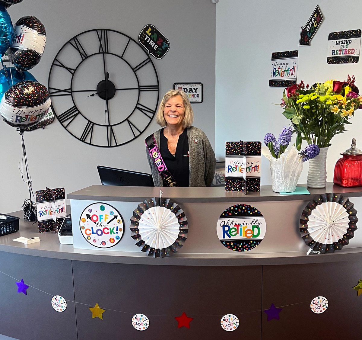 Cindy Raines has become a dear friend and confidante to so many of us. She has more recently been the friendly face and warm greeter that welcomed you when you walked through our front door. Cindy, we will miss your constant smile and encouragement. Enjoy your retirement!