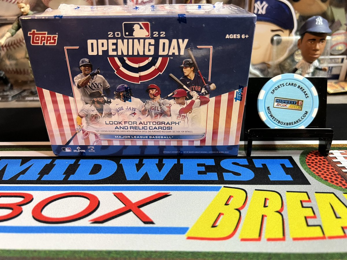 midwestboxbreak's tweet image. ⚾️If the @TinCaps win their home opener tonight, one person who retweets this will win a blaster box of ‘22 Topps Opening Day Baseball! 
(Must be following) 
#TinCaps #Topps #MiLB #Padres