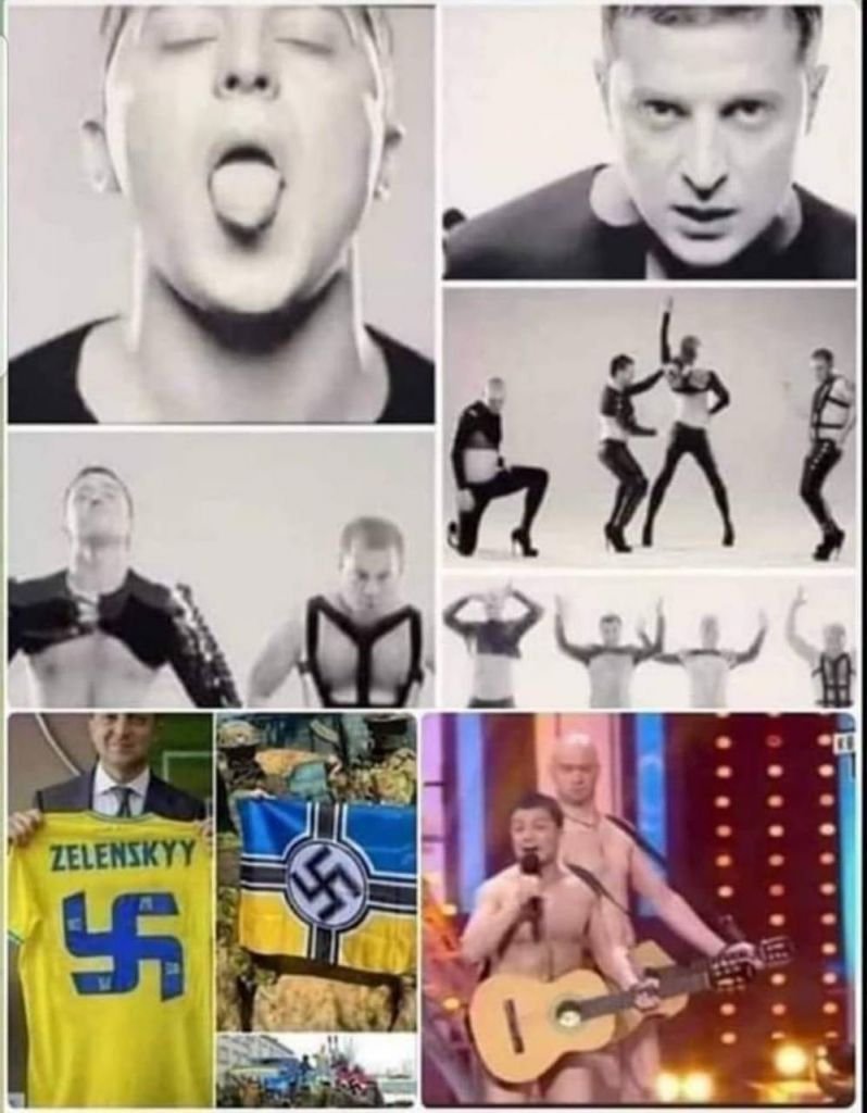 CustardWolf's tweet photo. @HrhOrchid @WhoReallyGives7 @mthsr1 @kateg1977 That pee-wee herman looking guy looks like your hero, the corrupt Nazi weirdo in Ukraine. https://t.co/UGUA9dPNSW
