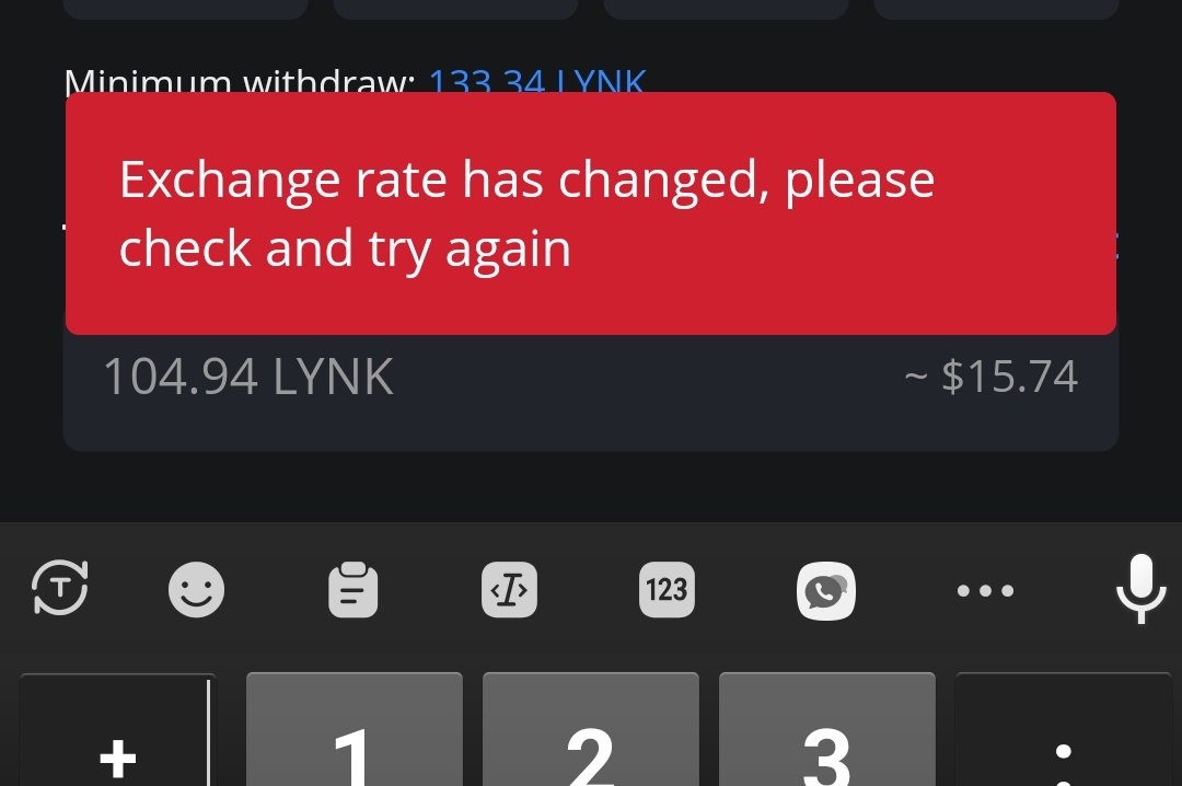 akhkhan1's tweet photo. @LynKey_ @Uniswap Why can't the user make withdrawal
What is the reason #LYNK #solutionspark @LynKey_ https://t.co/EkvcY6vt6C