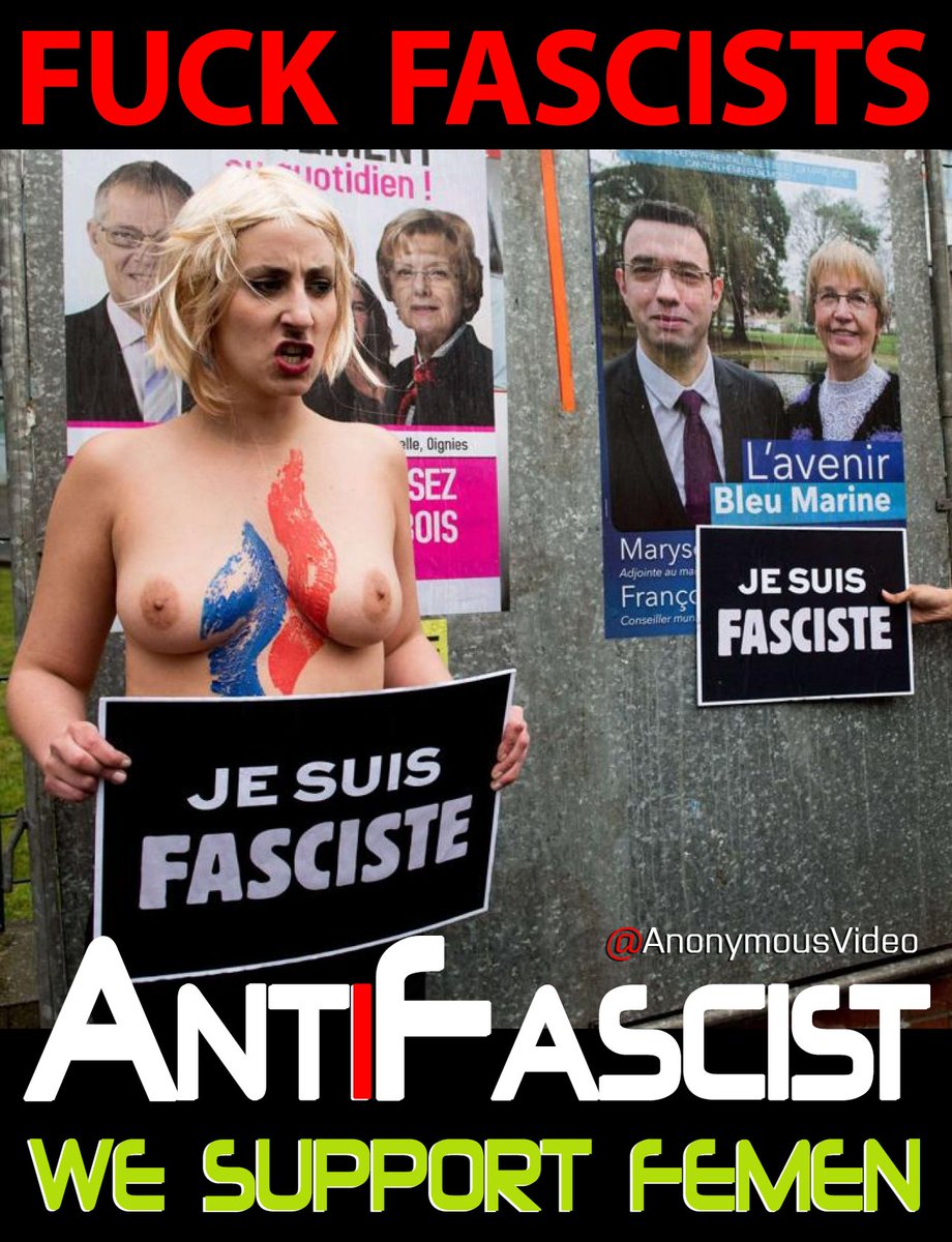 🇫🇷#France
#LePen is a fascist and 🇷🇺Putin supporter
#FarRight #FrenchElections2022 #FrenchElection #Femen

twitter.com/SophiaAram/sta…