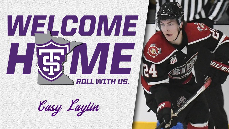 CasyLaylin's tweet image. I’m proud to announce my commitment to play hockey the University of St. Thomas. I’m very thankful for my family, friends, coaches, and teammates who have helped and supported me along the way. @USTMensHockey