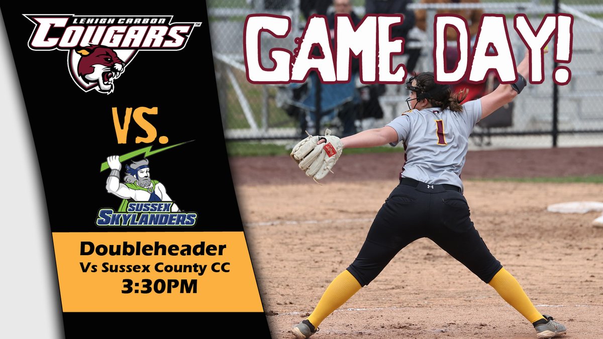 LCCC Cougars (@gocougarsports) on Twitter photo Lehigh Carbon softball home opener, hosting <a href="/SussexSoftball/">Sussex Softball</a> ! 🥎☀️
Can't make it out? 📺watch live:
youtube.com/channel/UC7dXT… Lehigh Carbon softball home opener, hosting <a href="/SussexSoftball/">Sussex Softball</a> ! 🥎☀️
Can't make it out? 📺watch live:
youtube.com/channel/UC7dXT…