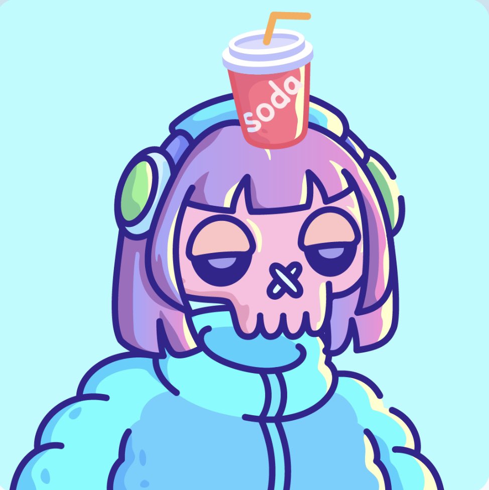 Nachomama_'s tweet photo. Wow! So fitting 😂😂 my @TastyBonesNFT Gamer Girl got soda in this week’s #FoodOffering https://t.co/UDFezQWQg2