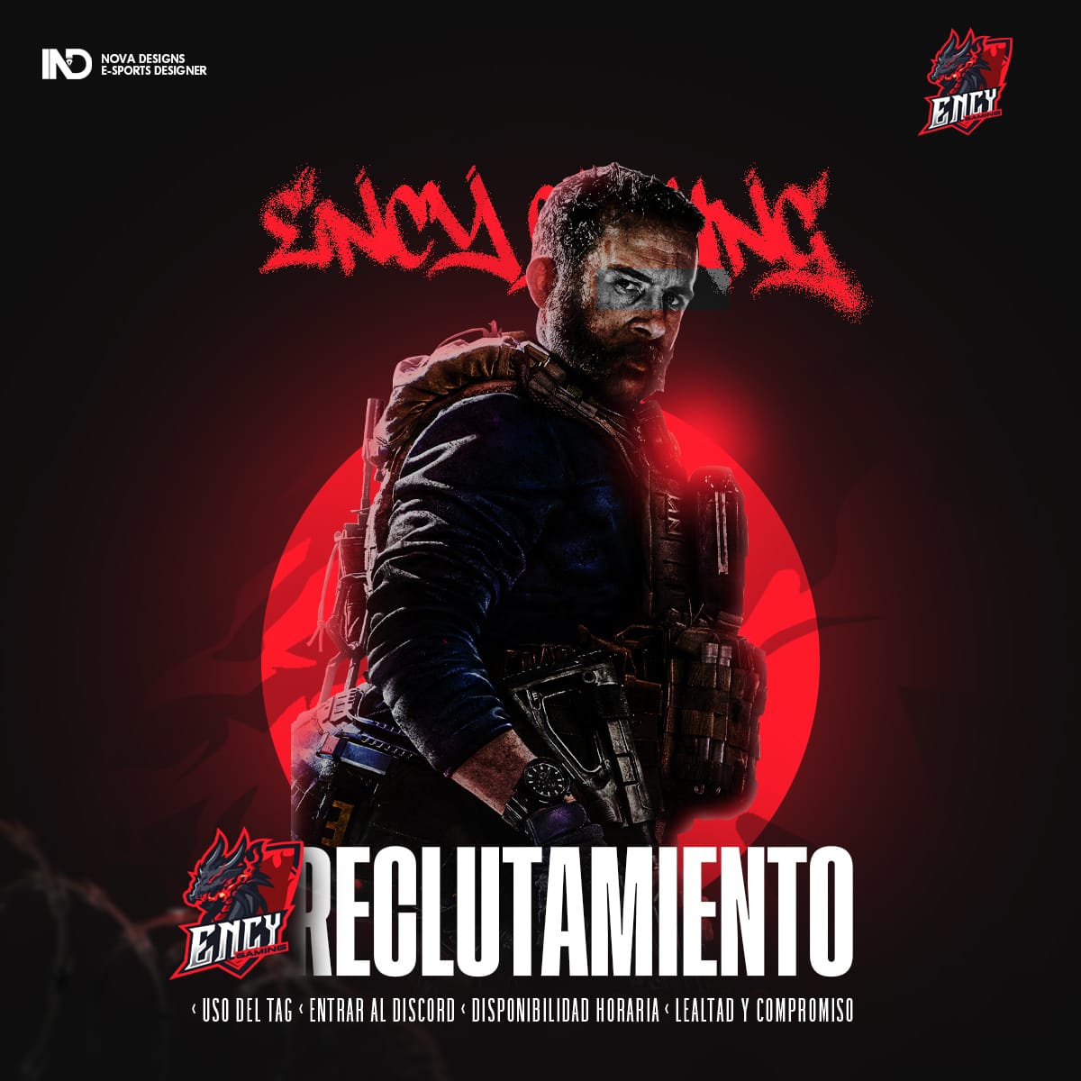 Estamos en busca de nuevos reclutas para nuestro clan Ency Gaming, con múltiples beneficios para toda nuestra familia y pocos requisitos que esperas para unirte? más info a nuestro privado o en nuestro discord oficial