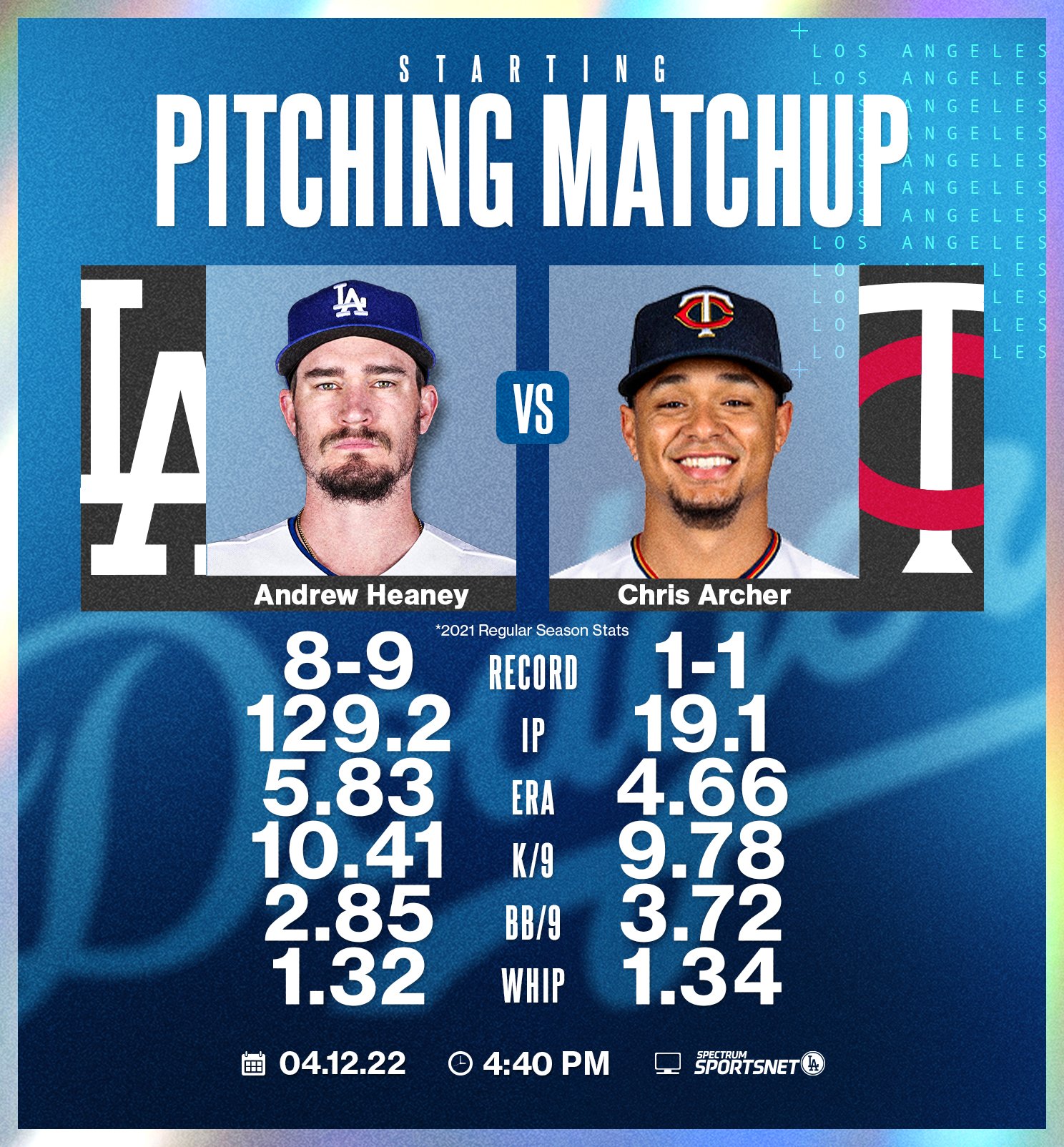 LA on Twitter "Join us for the series opener between the 