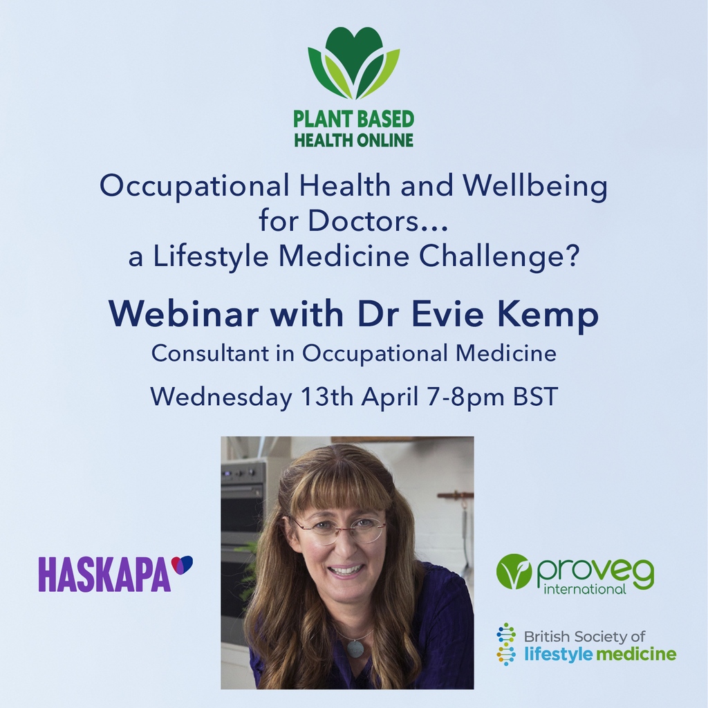 Haskapa founder Dr Evie Kemp leads this FREE webinar on Lifestyle Medicine.

If you're a health professional, a practitioner in occupational health, a nutritionist, or simply keen to learn about how lifestyle can affect wellbeing, join us!

Sign up here: bit.ly/3JxMddN