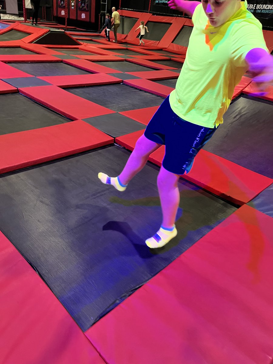 ross_twigg's tweet photo. A great trip with the teens to Airthrill, inflatables and trampolines galore 😀👏😎@FARE_Scotland @Jimmy_FARE @ChriskerrF @RobertFare https://t.co/Hl7JPN0dHz