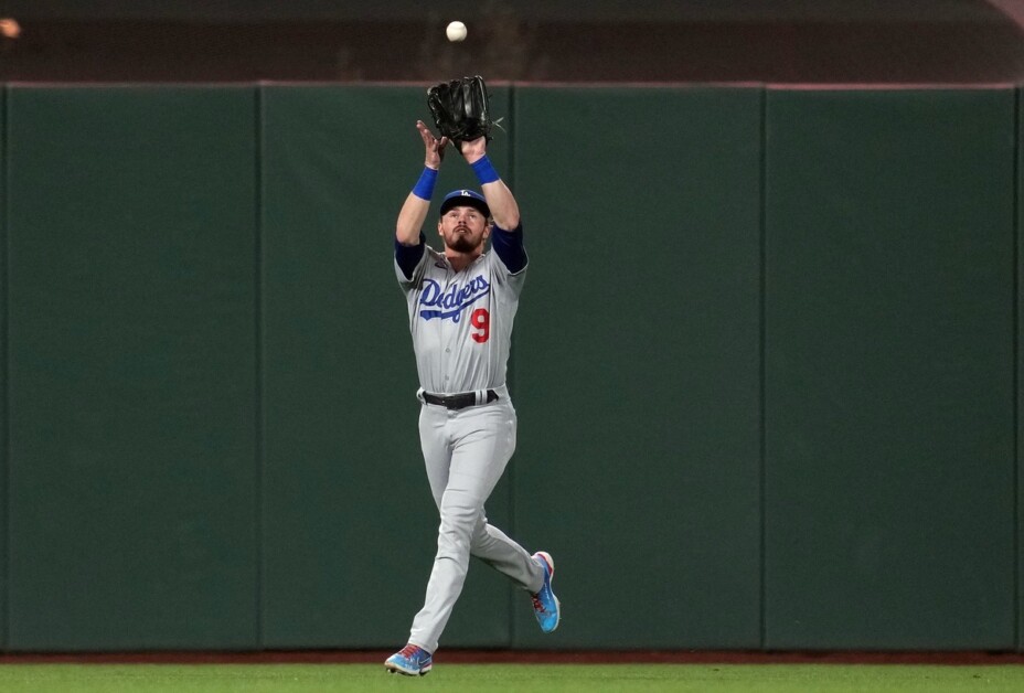Dodger Blue on X: Gavin Lux believes he's moved past some of last season's  growing pains in the outfield.    / X