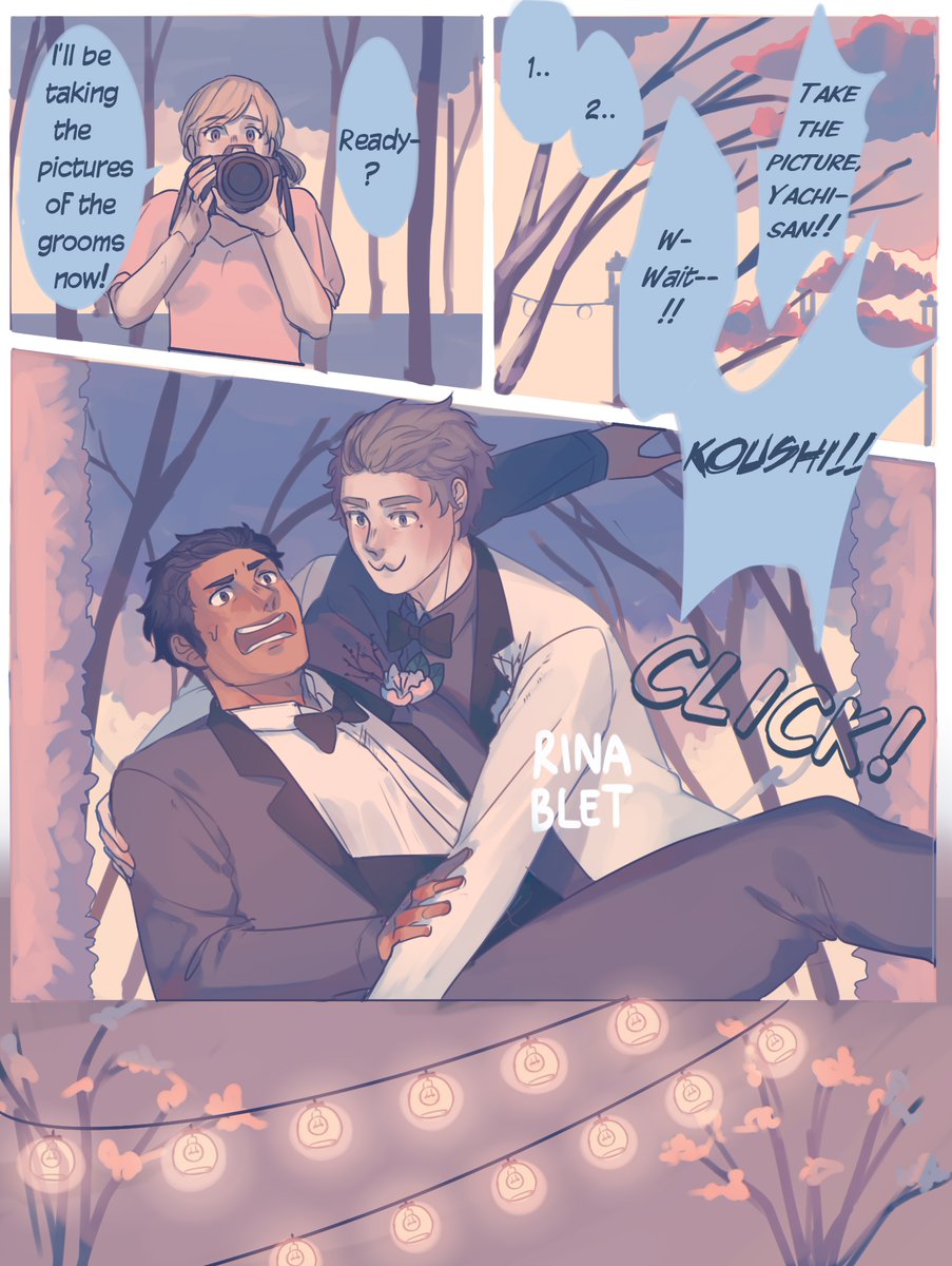 rinablet's tweet photo. it's not sugawara koushi's wedding until some shenanigans happen #haikyuufanart https://t.co/6rwaNZizDe