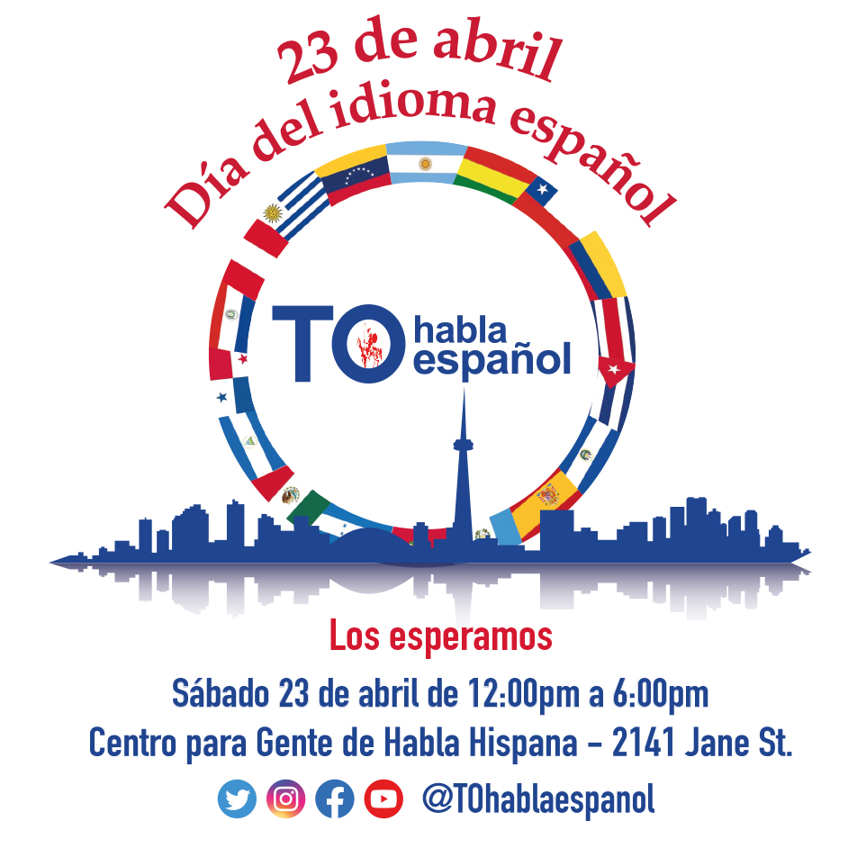 #Torontohablaespanol Celebrating 2nd anniversary of t #Spanishlanguageday in #Toronto! Come and celebrate with us!