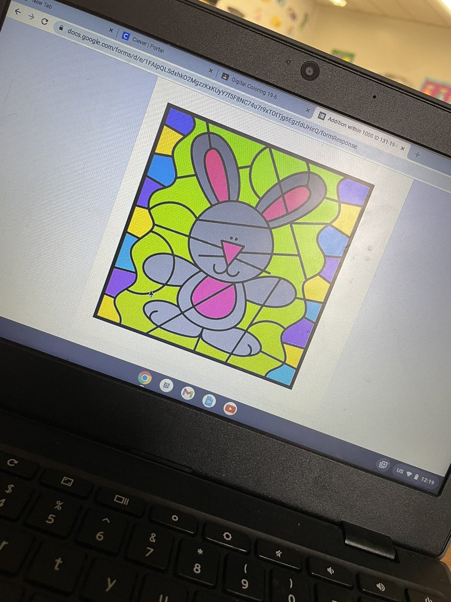 Digital coloring to get a fun math lesson in today.🐰 Addition within 1000 and Easter coloring made for a happy Tuesday!! #2ndgrade <a href="/TuscumbiaCitySc/">Tuscumbia City Schools</a> <a href="/GWTPrimary/">G.W. Trenholm</a>