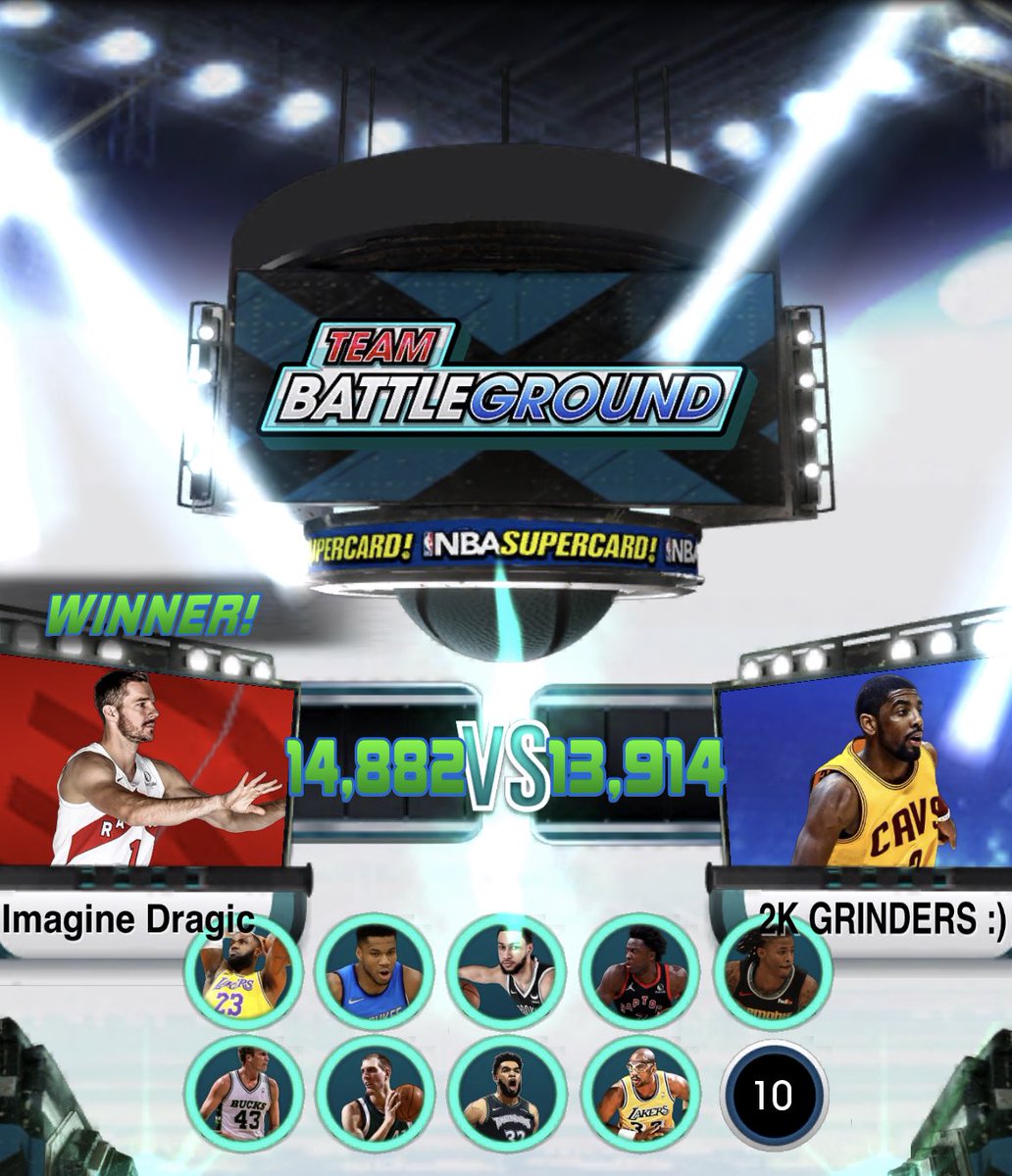 ImagineDragic's tweet photo. They 👏 got 👏 grounded 👏

🥇🏆🏀💪

Want to win with us?  PM or request to join in the game!

#nbasupercard #NBA #supercard #nba2k #2k #basketball #CatDaddyGames #2ksports https://t.co/PklIyljFBq