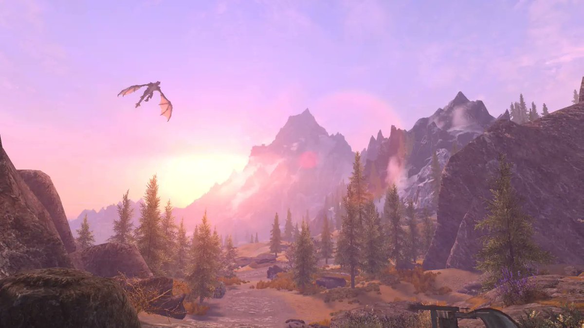Happdragon's tweet photo. Love my dragons 🥰 @BethesdaStudios #SkyrimSE #Skyrim #SkyrimMods #ElderScrollsOnline  #VirtualPhotography #TheCapturedCollective #VPRT #ThePhotoMode #Photomode #VPEclipse #VGPNetwork #VGPUnite #VPCONTEXT https://t.co/Xd7iSUl2TI