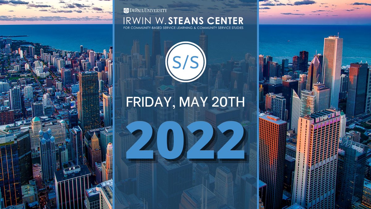 The 2022 Service Speaks Conference highlighting DePaul students' service learning &amp; community engagement will be on Friday, May 20th! If you are interested in becoming a student presenter, complete this form by this Friday, April 15th to be considered: forms.gle/r1jesJyGJ6WMBS…