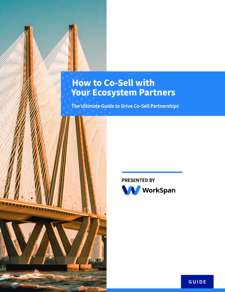 Learn 🎓 all you need to know 💡 about Partner 🤝 Co-Selling!  

Partner co-selling is a massive 😮 opportunity as companies co-selling with ecosystem partners are estimated to be generating over $300 billion 💰 in revenue. 

bit.ly/35VF35g 

#Ecosystems #CoSelling