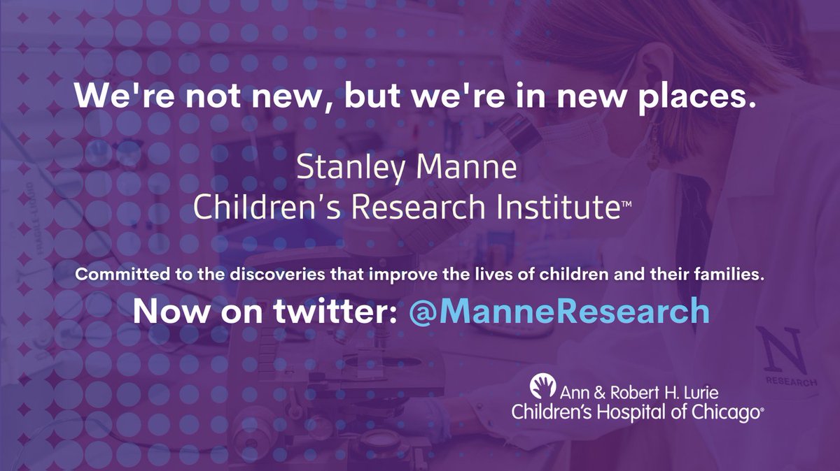 Stanley Manne Children's Research Institute (@ManneResearch) on Twitter photo 2022-04-12 18:00:23