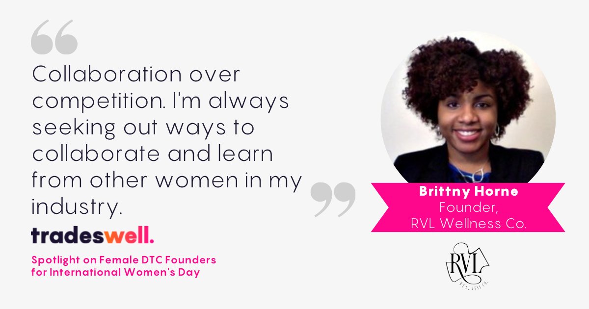 Tradeswell on Twitter "COLLABORATION OVER COMPETITION Brittny Horne is