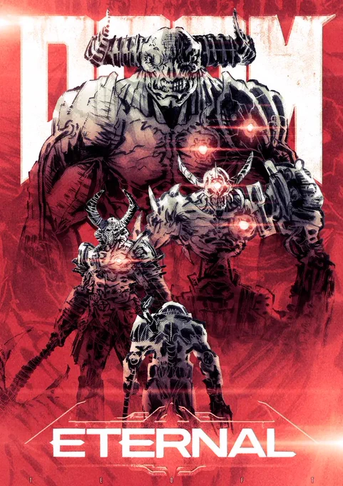#PortfolioDay 
I'm an illustrator and graphic designer from Finland, and I'm greatly inspired by the art of Yoji Shinkawa. 