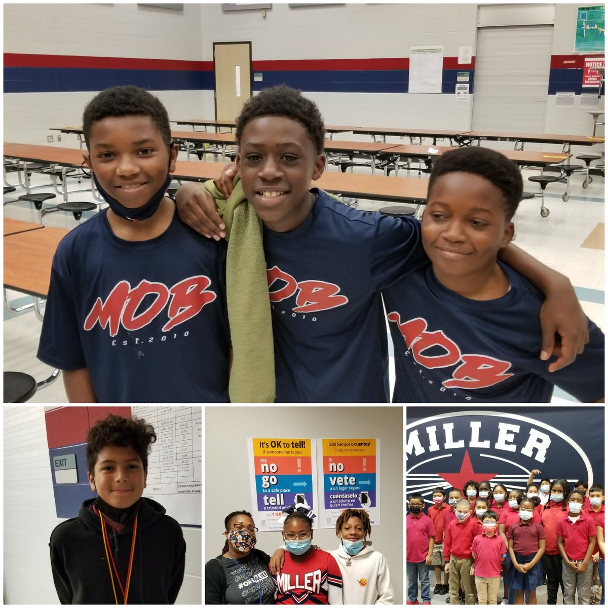 MsGilbert4th's tweet photo. A great day with the Miller Mavericks.  Having our former students as Ambassadors, cheer leaders, steppers, and many more extracurricular activities warms my heart. I'm so proud of our Petrosky Pirates. #aliefmission #petroskypirates #millermavericks https://t.co/Qq4PtASD6g