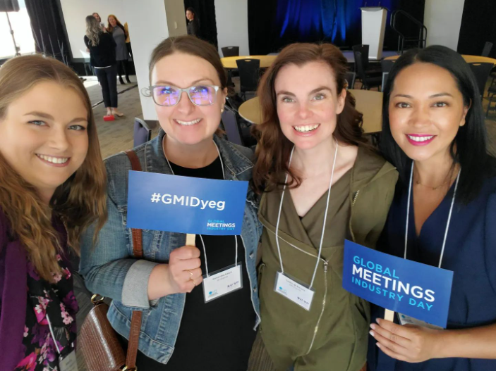 ILEAEdmonton's tweet photo. #ILEAyeg Board Members had a blast at GMID last week!

What an inspirational morning reconnecting with colleagues &amp; friends ❤️ 

Thank you @mpiedmonton for collaborating w/ us on this great industry event 🤗

#MyILEA #ILEAedmonton #YegEvents #ILEAlearns #EventProfs #mpi #gmid202 https://t.co/W5azIGTwRx