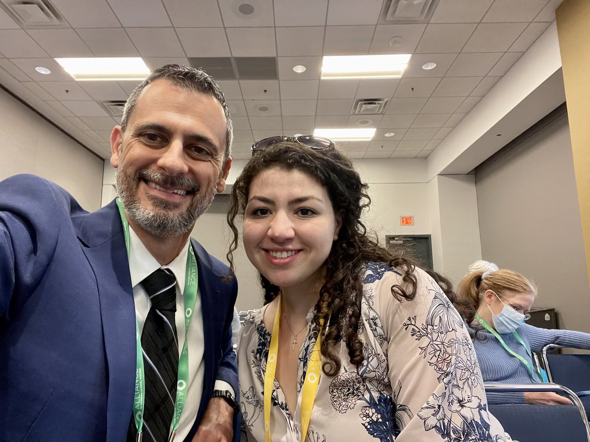 #AIMW22 is also about finally seeing Twitter friends in person… Great to meet you @MaaloufMD ! ⭐️ 🤩