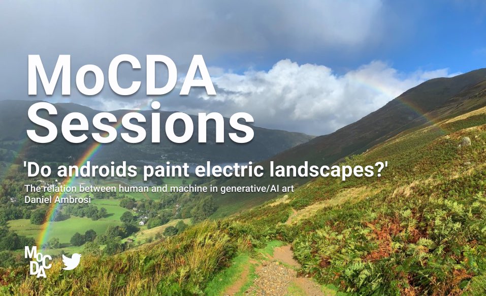 MOCDA_'s tweet photo. See you on Wednesday from 18.30 UTC for a new #MoCDASessions
https://t.co/1Xz5sucZ2e https://t.co/PrpwhPY4dN