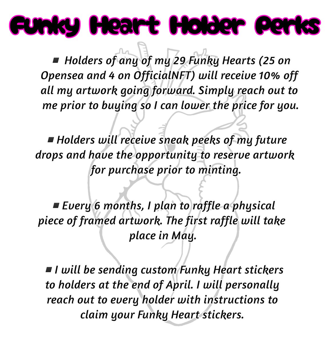 Cynthia_Stnkmp's tweet image. Still a few Funky Hearts up for grabs on @0fficialnft 🥰
If you don't know how to buy on Polygon I've got a "How to buy NFTs" in my bio explaining the whole process for anyone interested. 
officialnft.xyz/collection-det…
#CynthiaSteenkamp